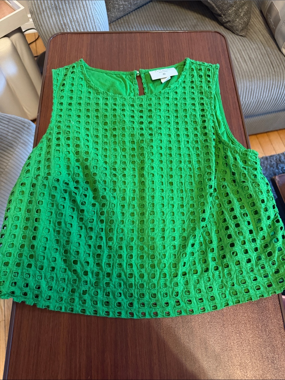 Kate spade green top size xs